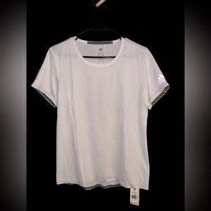 Adidas training tee white size medium